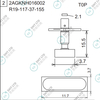 R19-117-37-155 2AGKNH016002 FUJI NXT H04 HEAD φ11.7 T0P NOZZLE