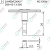 D36-43-13-260 2AHENC004502 FUJI NXTR RH01 RH02 HEAD φ4.3x1.3 NOZZLE