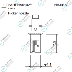 D056-002-059 2AHENA001013 FUJI NXTR RH20 HEAD φ0.2 NOZZLE