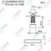 R19-84-18-155M 2AGKNK010202 FUJI NXT H08M φ8.4 K0J NOZZLE