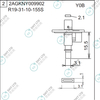 R19-31-10-155S 2AGKNY009902 FUJI NXT H04S HEAD φ3.1 Y0C NOZZLE