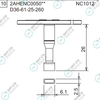 D36-61-25-260 2AHENC005002 FUJI NXTR RH01 RH02 HEAD φ6.1x2.5 NOZZLE