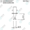 D056-025M-055 2AHENA002507 FUJI NXTR RH20 HEAD φ2.5M NOZZLE