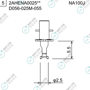 D056-025M-055 2AHENA002507 FUJI NXTR RH20 HEAD φ2.5M NOZZLE