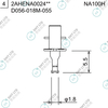 D056-018M-055 2AHENA002407 FUJI NXTR RH20 HEAD φ1.8M NOZZLE