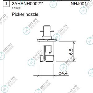 2AHENH000201 NHJ001 FUJI NXTR RH28 H24 HEAD φ4.4 PICKER NOZZLE