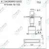 R19-84-18-155 2AGKNH015502 FUJI NXT H04 HEAD φ8.4 T0J NOZZLE