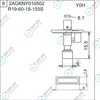 R19-60-18-155S 2AGKNY010502 FUJI NXT H04S HEAD φ6.0 Y0H NOZZLE