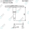 D36-23-10-260 2AHENC004102 FUJI NXTR RH01 RH02 HEAD φ2.3x1.0 NOZZLE