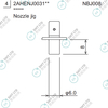 2AHENJ003100 2AHENJ003102 FUJI NXTR RH08φ6.0 NOZZLE JIG