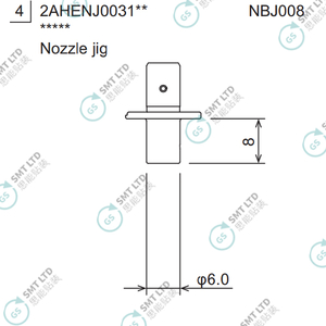 2AHENJ003100 2AHENJ003102 FUJI NXTR RH08φ6.0 NOZZLE JIG