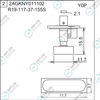 R19-117-37-155S 2AGKNY011102 FUJI NXT H04S HEAD φ11.7 Y0P NOZZLE