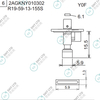 R19-59-13-155S 2AGKNY010302 FUJI NXT H04S HEAD φ5.9 Y0F NOZZLE
