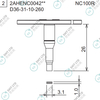 D36-31-10-260 2AHENC004202 FUJI NXTR RH01 RH02 HEAD φ3.1x1.0 NOZZLE