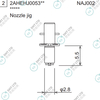 2AHEHJ005307 2AHEHJ005300 FUJI NXTR RH20 HEAD φ2.8 NOZZLE JIG
