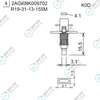 R19-31-13-155M 2AGKNK009702 FUJI NXT H08M φ3.1 K0D NOZZLE