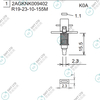 R19-23-10-155M 2AGKNK009402 FUJI NXT H08M φ2.3 K0A NOZZLE
