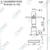 R19-59-13-155 2AGKNH015202 FUJI NXT H04 HEAD φ5.9 T0F NOZZLE