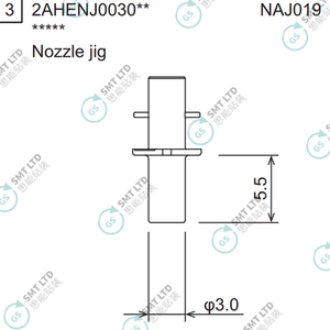 2AHENJ003002 2AHENJ003000 FUJI NXTR RH20 HEAD φ3.0 NOZZLE JIG