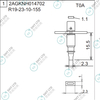 R19-23-10-155 2AGKNH014702 FUJI NXT H04 HEAD φ2.3 T0A NOZZLE