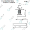 R19-115-25-155M 2AGKNK010502 FUJI NXT H08M φ11.5 K0M NOZZLE