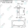 R19-118-50-155 2AGKNH016102 FUJI NXT H04 HEAD φ11.8 T0Q NOZZLE