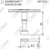 D36-85-25-260 2AHENC005102 FUJI NXTR RH01 RH02 HEAD φ8.5x2.5 NOZZLE