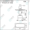R19-87-37-155S 2AGKNY011002 FUJI NXT H04S HEAD φ8.7 Y0N NOZZLE