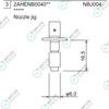 2AHENB004000 2AHENB004002 FUJI NXTR RH08 φ6.0 NOZZLE JIG