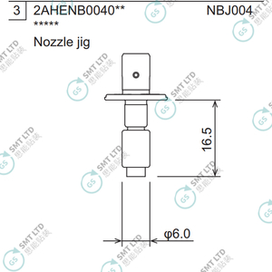 2AHENB004000 2AHENB004002 FUJI NXTR RH08 φ6.0 NOZZLE JIG