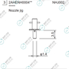 2AHENH000401 NHJ002 FUJI NXTR RH28 H24 HEAD φ1.4 NOZZLE JIG