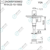 R19-23-10-155S 2AGKNY009802 FUJI NXT H04S HEAD φ2.3 Y0A NOZZLE
