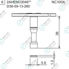 D36-59-13-260 2AHENC004602 FUJI NXTR RH01 RH02 HEAD φ5.9x1.3 NOZZLE