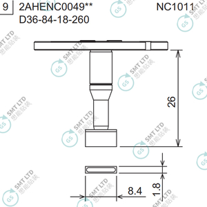 D36-84-18-260 2AHENC004902 FUJI NXTR RH01 RH02 HEAD φ8.4x1.8 NOZZLE