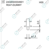 2AGKNX004901 R047-DUMMY FUJI NXTR RH28 H24 HEAD φ1.3 NOZZLE