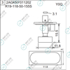 R19-118-50-155S 2AGKNY011202 FUJI NXT H04S HEAD φ11.8 Y0Q NOZZLE