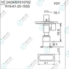 R19-61-25-155S 2AGKNY010702 FUJI NXT H04S HEAD φ6.1 Y0Y NOZZLE