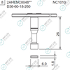 D36-60-18-260 2AHENC004802 FUJI NXTR RH01 RH02 HEAD φ6.0x1.8 NOZZLE